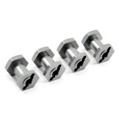 FTX OUTBACK WHEEL HEX ADAPTORS w/2X10 PINS (4PCS)