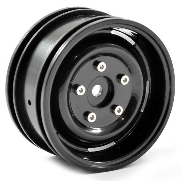 FTX OUTBACK STEEL LUG WHEEL (2) - BLACK - FTX8171B