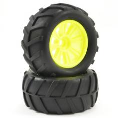 FTX Comet Monster Front Mounted Tyre & Wheel Jaune