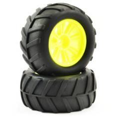 FTX Comet Monster Rear Mounted Tyre & Wheel Jaune