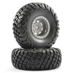 FTX Mauler 2.2" All Terrain Tyres Pre-Glued On Gris Wheels