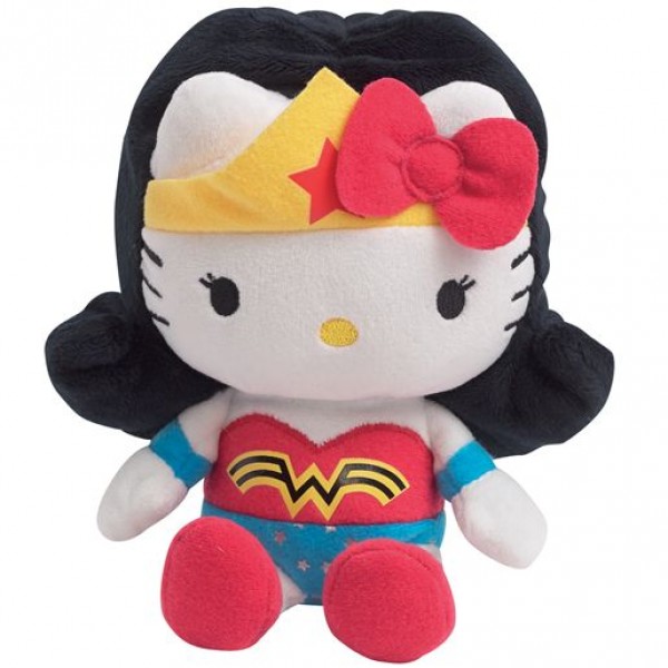 Peluche Hello Kitty : Wonderwoman - FunHouse-22788-1