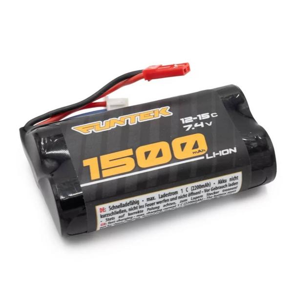 Batterie Funtek GT16e li-ion 7.4V 1500 mAh JST - FTK-24038