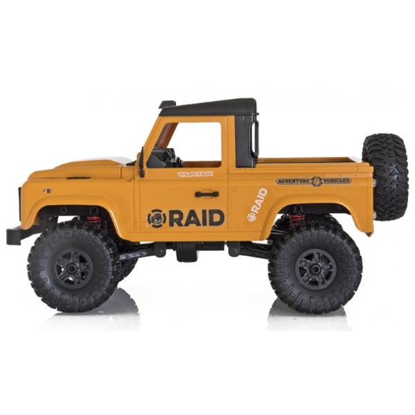 Funtek Raid Pickup 4x4 1/12 RTR jaune - FTK-RAID2-YE