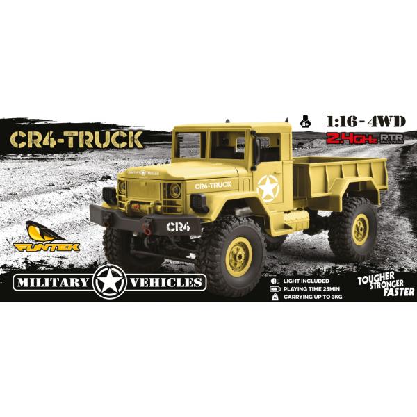 CR4-Truck 4WD Sable RTR 2.4Ghz - FTK-CR4-SD