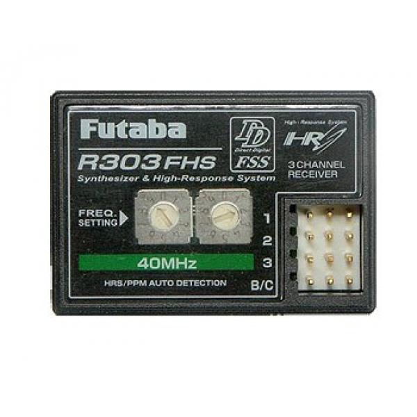 Recepteur R303FHS futaba 41 mhz FM a synthese - FTB-01000527