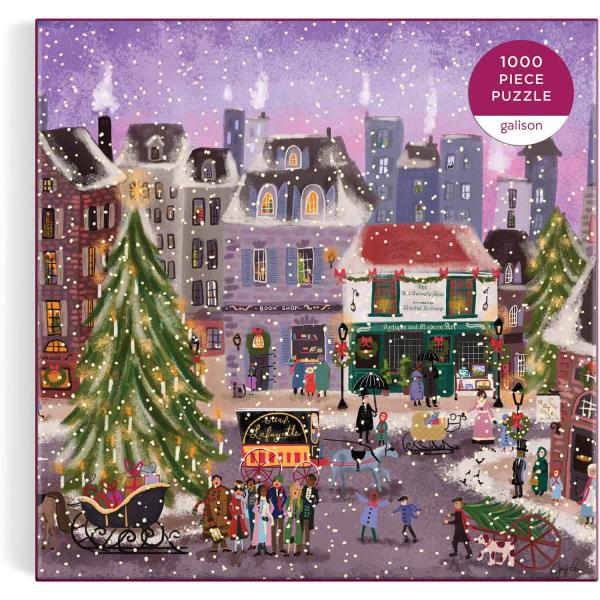 Puzzle 1000 pièces : Christmas Square  - Galison-37118