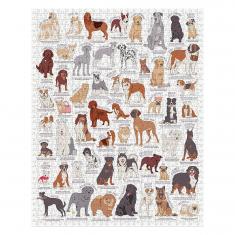 Puzzle de 1000 piezas: amante de los perros