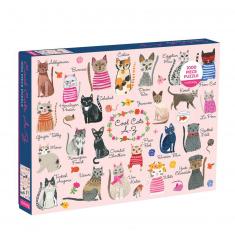 Puzzle de 1000 piezas: Cool Cats AZ