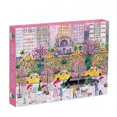 1000 Piece Jigsaw Puzzle: Park Avenue in Spring by Michael Storrings 