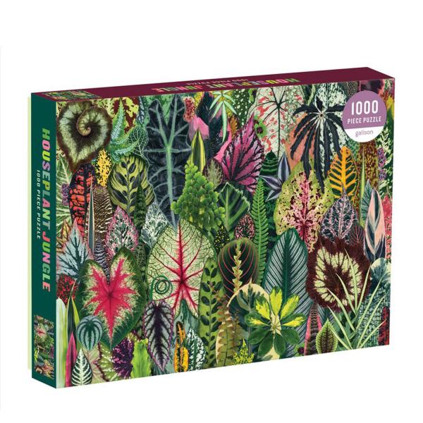 1000 piece jigsaw puzzle: indoor plant jungle - Galison-35961