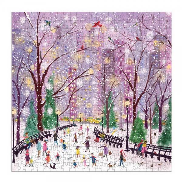 Puzzle 500 pieces : Snowy Night - Galison-375970