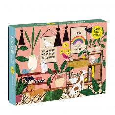 Puzzle 1000 pièces : Love Lives Here, Anne Bentley