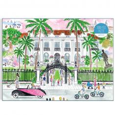 1000 Piece Puzzle : A Sunny Day in Palm Beach, Michael Storrings