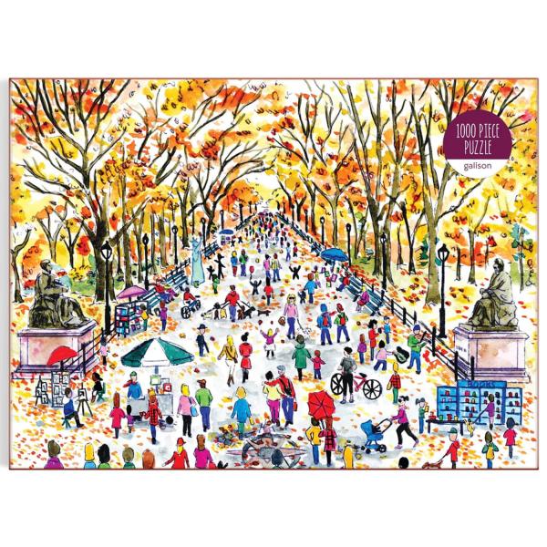 1000 piece puzzle : Fall in Central Park, Michael Storrings  - Galison-80202