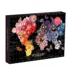 Puzzle 1000 pièces : Wendy Gold Full Bloom