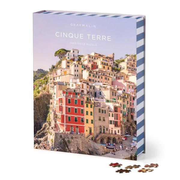 1000 Piece Book Puzzle : Cinque Terre, Gray Malin - Galison-80158