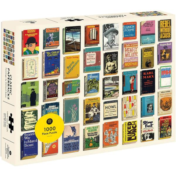 Puzzle de 1000 piezas: libros en rústica clásicos - Galison-96000
