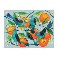 1000 piece puzzle: Naranjas, Geninne Zlatkis