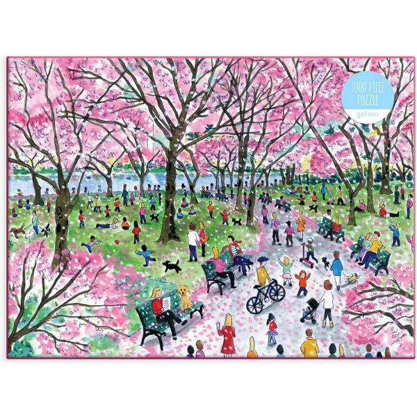 Puzzle de 1000 piezas :Flores de cerezo,  Michael Storrings - Galison-36752