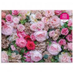 Puzzle 1000 pièces : Roses Anglaises 