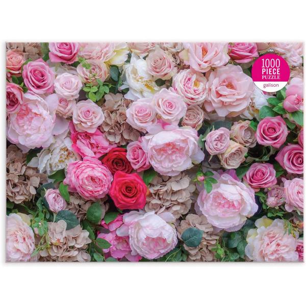 Puzzle de 1000 piezas :Rosas inglesas - Galison-36726