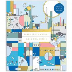 Puzzle 1000 pièces : Frank Lloyd Wright, Ville en bord de mer
