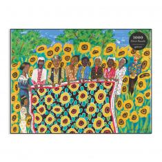 1000 piece puzzle : Faith Ringgold, The Sunflower Quilting Bee at Arles 