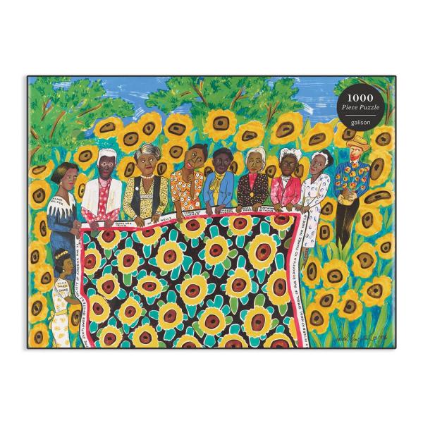 1000 piece puzzle : Faith Ringgold, The Sunflower Quilting Bee at Arles  - Galison-37006