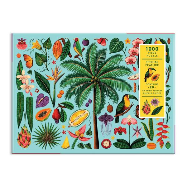 1000 piece puzzle : Tropics (with Shaped Pieces) - Galison-37049