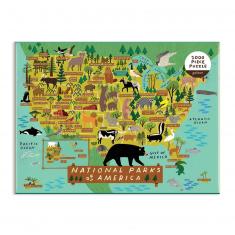 Puzzle de 1000 pièces : Parcs nationaux d'Amérique 