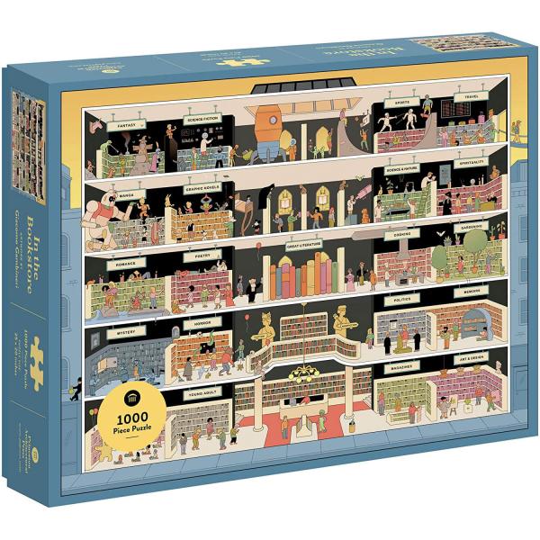 1000 piece puzzle : In the Bookstore - Galison-96090