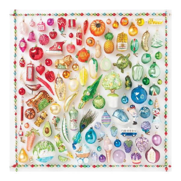 500 pieces puzzle : Rainbow Ornaments - Galison-35174