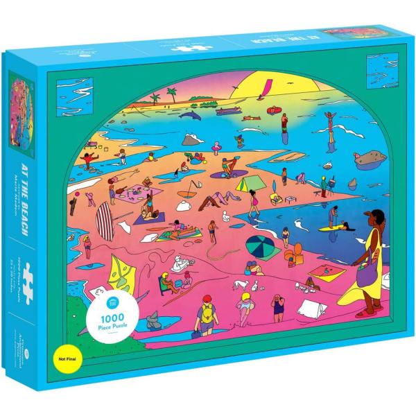 Puzzle de 1000 piezas : En la playa - Galison-61328