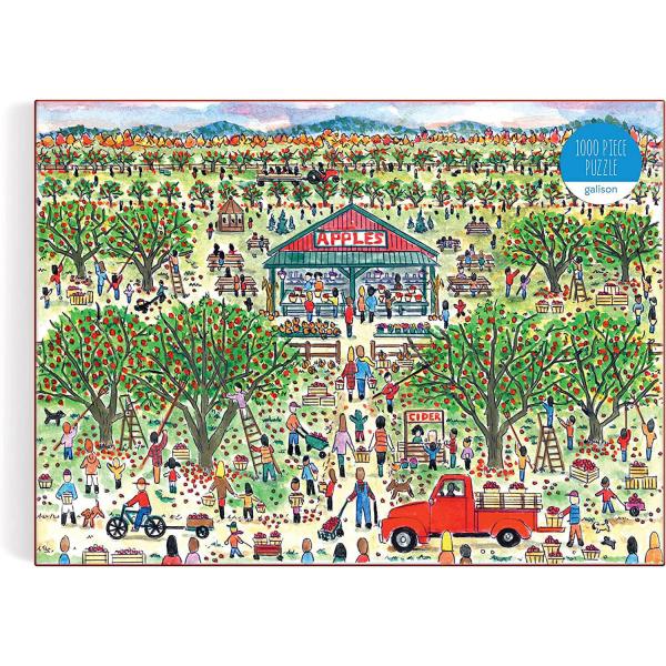 Puzzle de 1000 piezas: Apple Pickin', Michael Storrings - Galison-74911