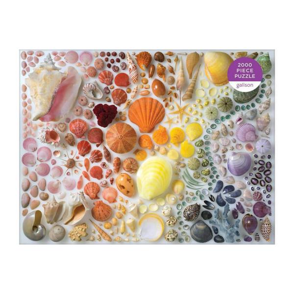 2000 pieces puzzle : Rainbow Seashells - Galison-35704