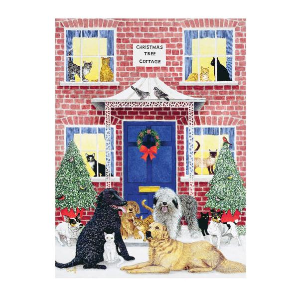 1000 pieces puzzle : Christmas Cottage - Galison-35688