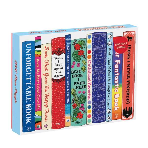 1000 pieces puzzle : Ideal Bookshelf - Galison-34880