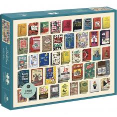 Puzzle 1000 pièces : Livres de cuisine classiques