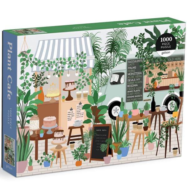 1000 piece puzzle : Plant cafe - Galison-37190