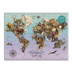 1500 piece puzzle : Wendy Gold Endangered Species 