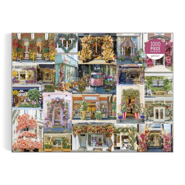 Puzzle 1000 pièces : Londres en fleurs - Galison-37762