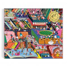 1000 piece Foil Puzzle : Novel Neighborhood