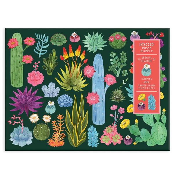 1000 Teile Puzzle: Wüstenflora - Galison-36483