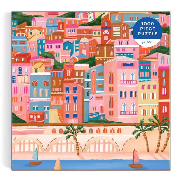 1000-teiliges Puzzle: Farben der französischen Riviera in quadratischer Box - Galison-37612