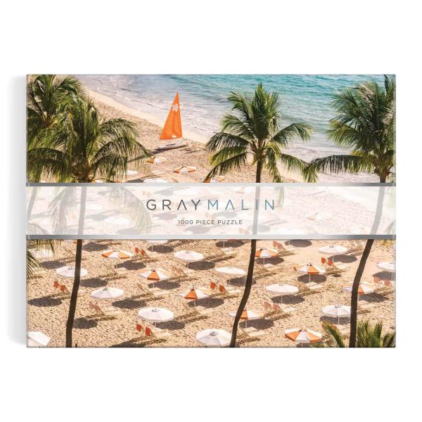 1000 piece puzzle : Gray Malin The Beach Club  - Galison-37626