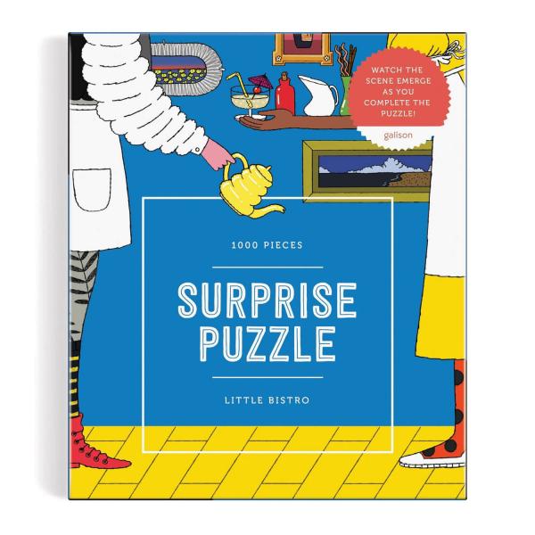 1000 piece puzzle : Surprise puzzle Little Bistro  - Galison-37776
