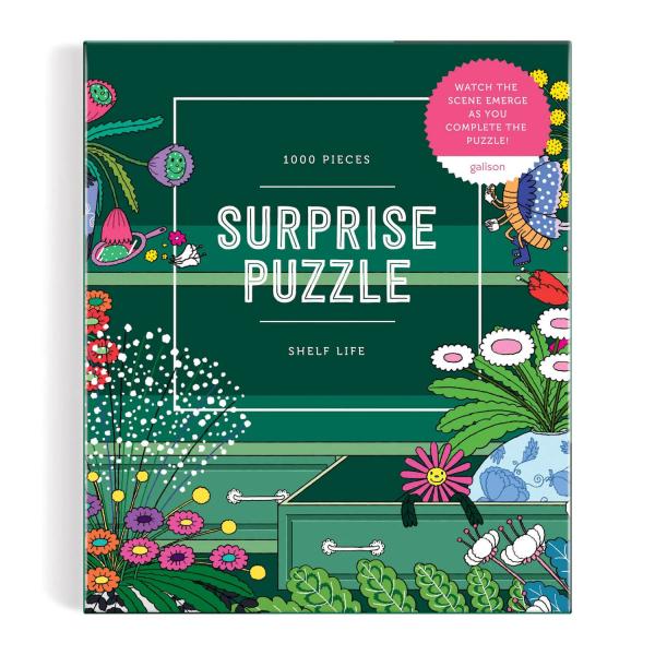 1000 piece puzzle : Surprise puzzle Shelf Life  - Galison-37792