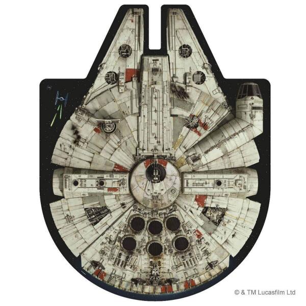 1000 piece puzzle : Star Wars Millennium Falcon Double-Sided Jigsaw Puzzle  - Galison-41784