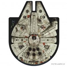 1000-teiliges Puzzle: Doppelseitiges Star Wars Millennium Falcon-Puzzle